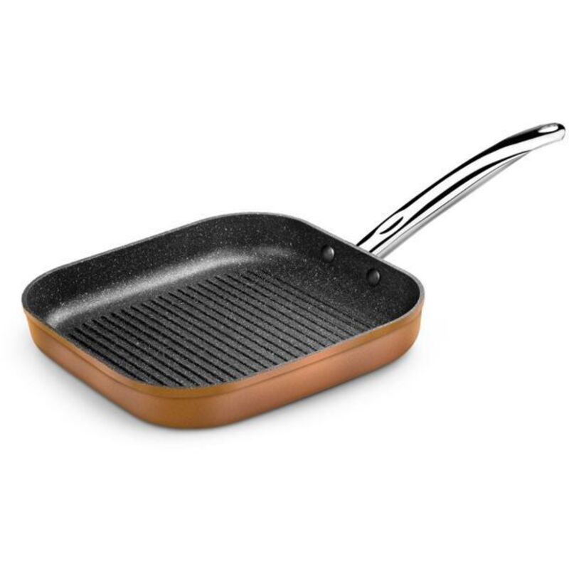 Grill - Monix - M740030 - 28 cm - Aluminium - Non-stick