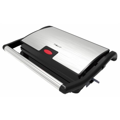 Grill Nevir NVR-9438 PGG 800W Inox con Placas Antiadherentes