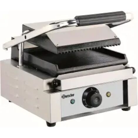 Grill Panini à Usage Professionnel - 214 x 214 mm - Bartscher