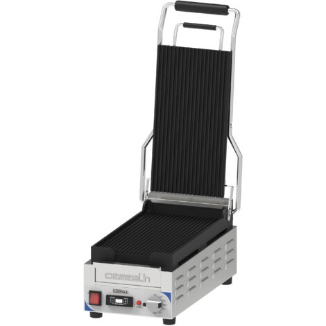 Grill Panini Compact Premium Rainurée - Rainurée Avec Minuteur - Casselin