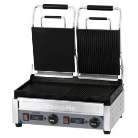 Grill Panini Double Premium Mixte Avec Minuteur - Casselin