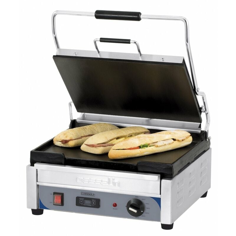 Grill panini grand premium lisse - lisse avec minuteur