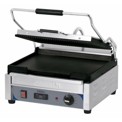 Grill Panini Grand Premium Rainurée - Lisse Avec Minuteur - Casselin