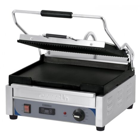 Grill Panini Grand Premium Rainurée - Lisse Avec Minuteur - Casselin