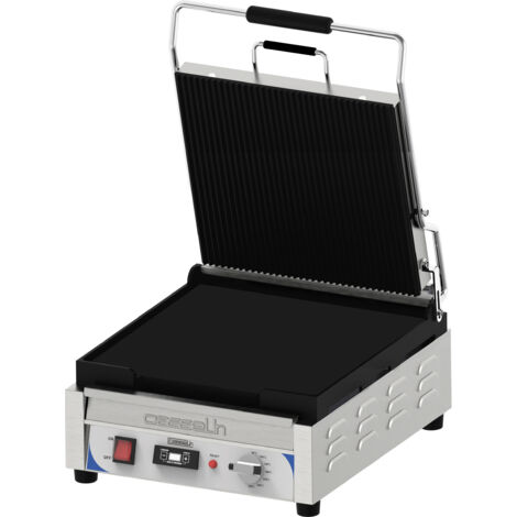 Grill Panini Xl Premium Rainurée - Lisse Avec Minuteur - Casselin