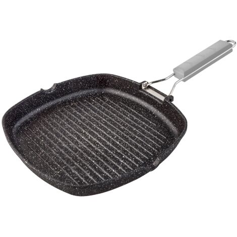 Grill piedra mango abatible supreme rayada 28cm