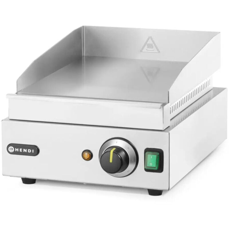 Plaque chauffante grill Profi Line, lisse, pour usage continu, 2000W Hendi 203125