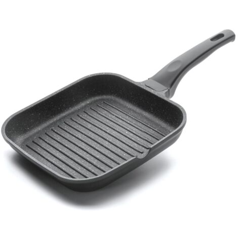 Grill rayado eco piedra 28 x 28 cm
