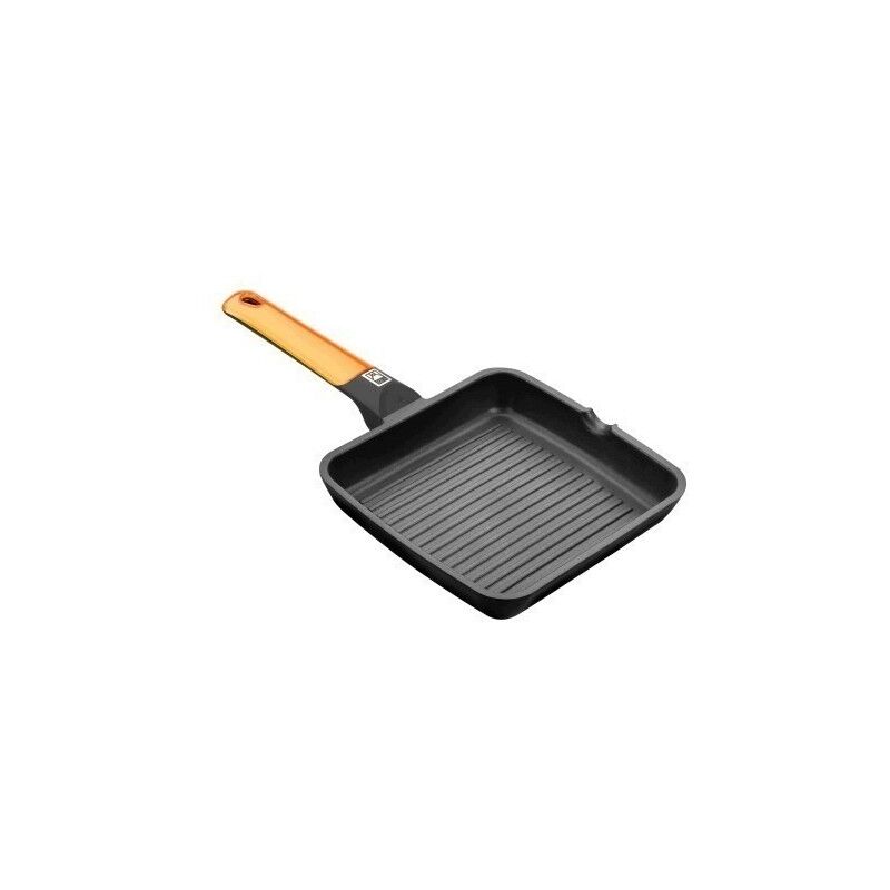 

Asador con rayas Eco+ aluminio fundido, Bra Efficient Orange 28 cm