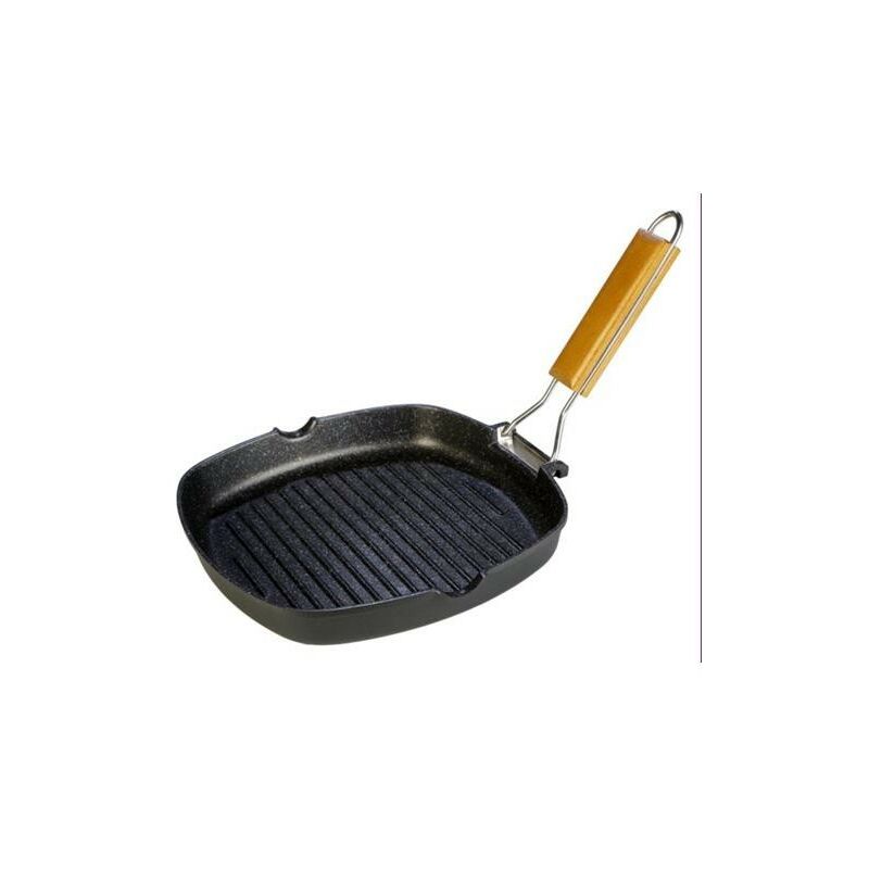 

Grill Rayas Aluminio Fundido 20X20Cm Ecochef 14020