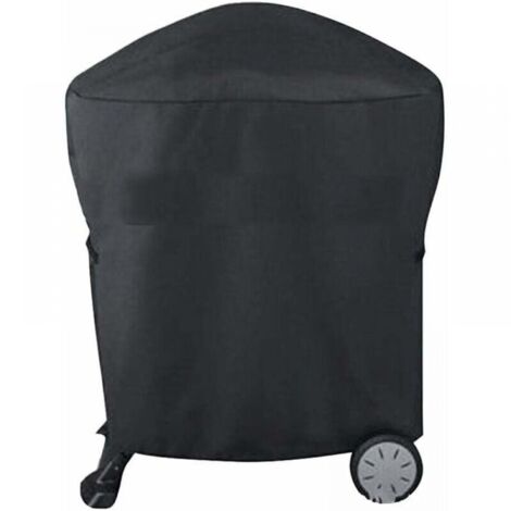 Grillabdeckung passend für Weber Q1000 Q2000 (54 x 76 x 69 cm) – Schwarz