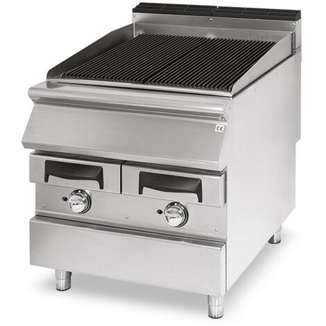 Grillade Gaz, Zone de Cuisson en Fonte, Viande/Poisson - Virtus