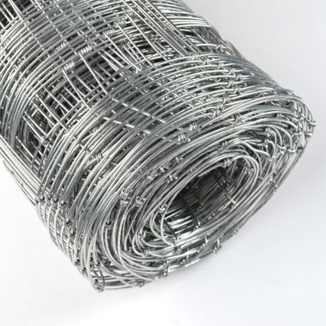 Grillage à nœuds , Galvanisé, Largeur de maille: 15 cm, 120 cm x 50 m