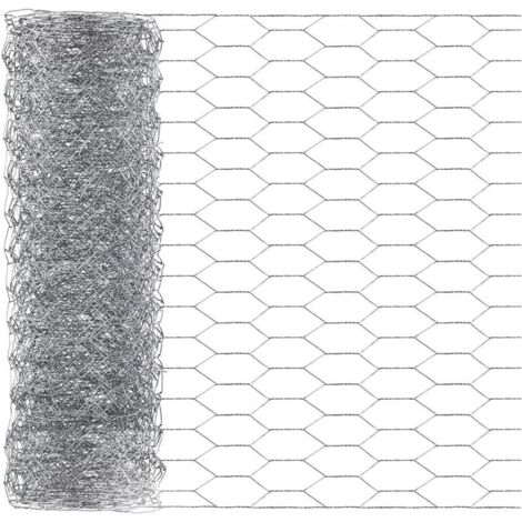 Grillage à poulet, 1 m x 0,4 m, grillage hexagonal galvanisé pour travaux manuels, jardin, volaille, filet en tissu pour poulet, chien, lapin
