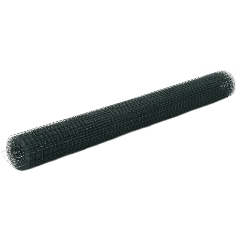 Vidaxl - Grillage Acier avec revêtement en PVC 10x1,5 m Vert