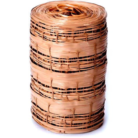 Grillage avertisseur marron 30cm – Longueur 100m pour assainissement pluvial – Normes NF EN 12613 – Mailles 40x40mm – Courant - 30cm-100ml
