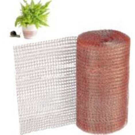 Grillage en cuivre 6 mètres – Filet anti limace, escargot, rongeurs – Largeur 12,7 cm – Alternative écologique - Tricot--12