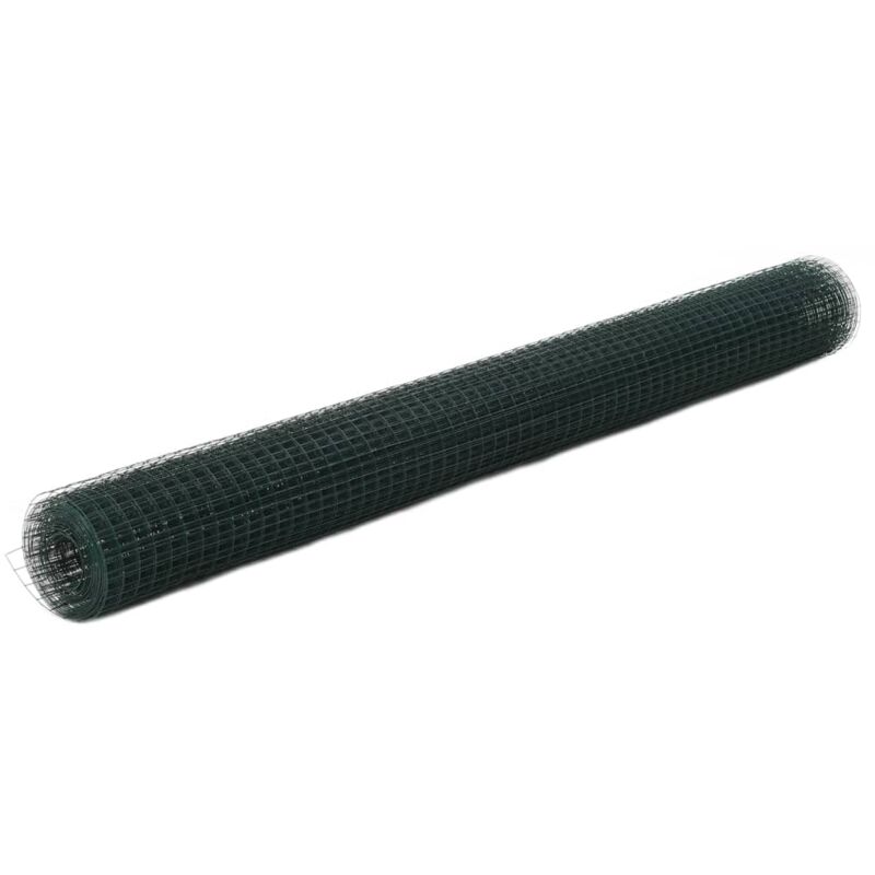 Vidaxl - Grillage Acier avec revêtement en PVC 10x1,5 m Vert