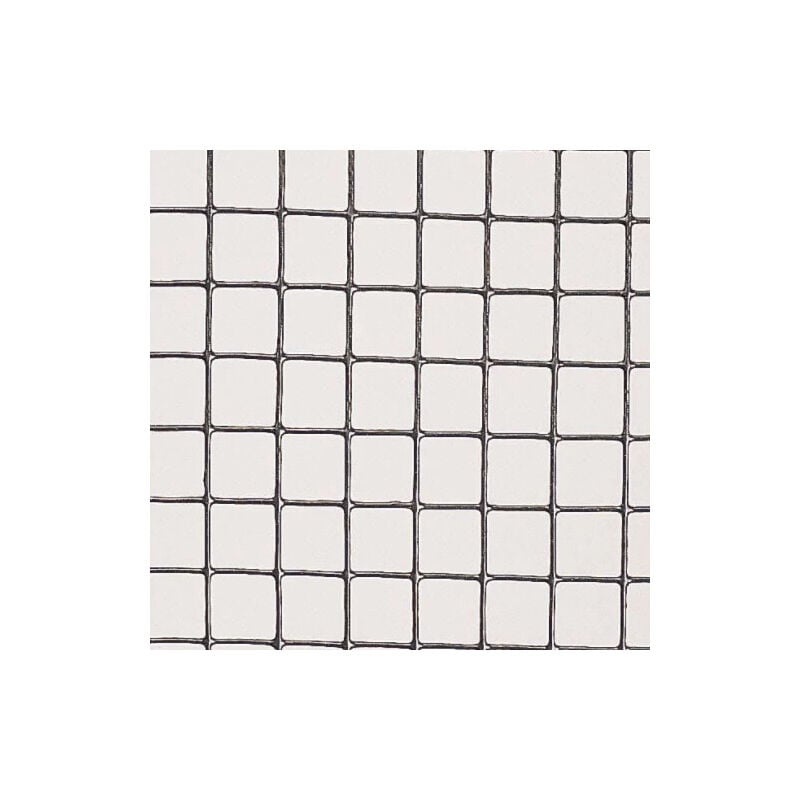 Grillage Poule Galvanisé Maille Fine Carrée Fensanet 25m x 1m Épaisseur 0,8 Mm Nortene