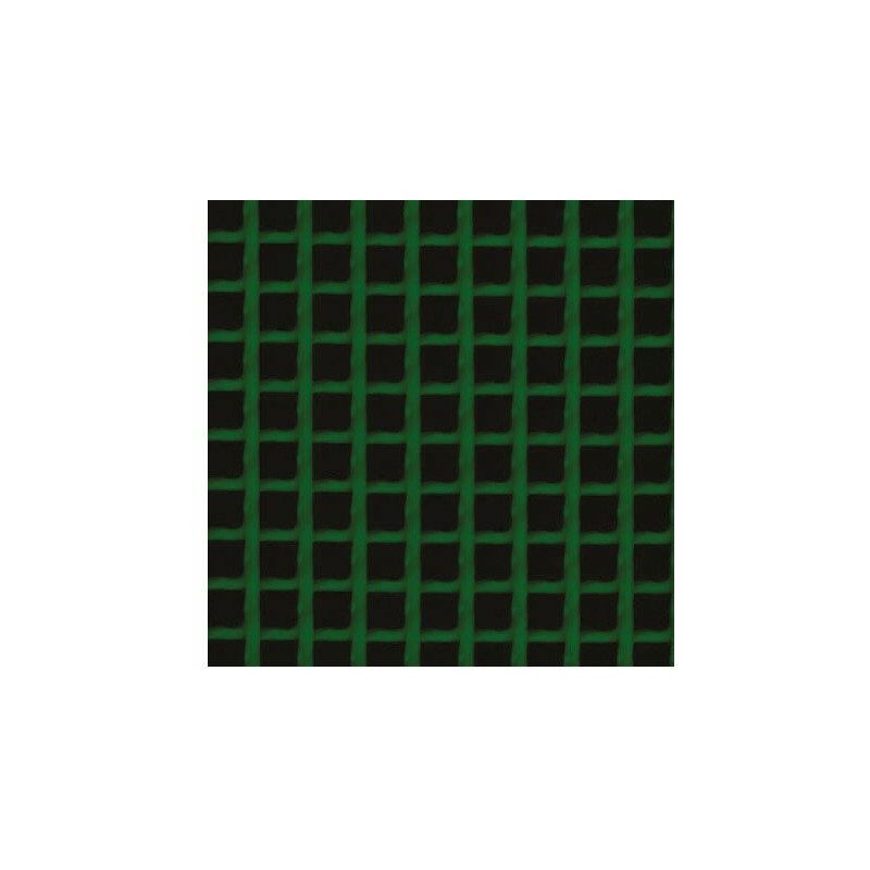 Grillage plastique maille carrée h 1 x l 25 m vert 5 x 5