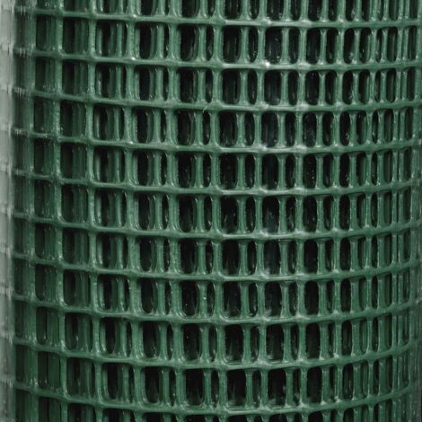 Grillage plastique vert 9x9 mm Taille 0,5 x 5 m