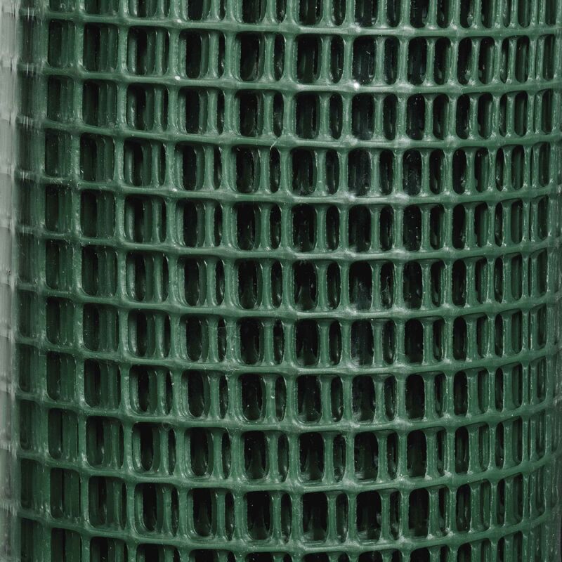 Grillage plastique vert 9x9 mm Taille 0,5 x 5 m - Vert