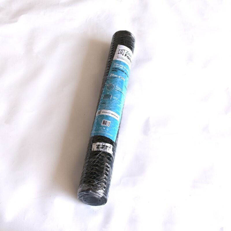 Grillage Poule Galvanisé à Chaud Triple Torsion Pvc Vert 25m x 1m Épaisseur 0,8 Mm - Zen Farm