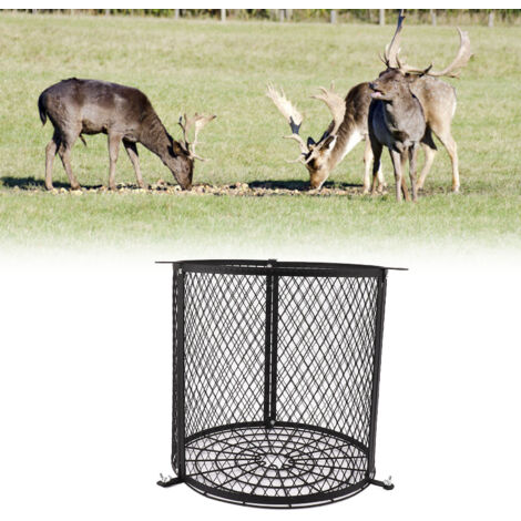 Grillage Protecteur pour Distributeur de Nourriture [Stainless Steel] [33 Pièces] [Installation Rapide] Résistant aux Intempéries pour les Animaux Forestiers