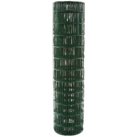 Grillage résidentiel plastifié vert Filiac - Maille 100 x 75 mm - H.1,2 m - L.25 m