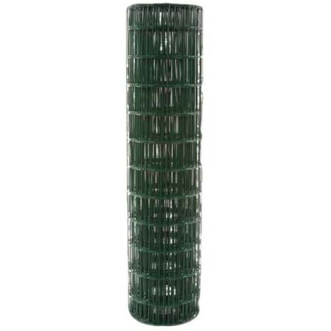 Grillage résidentiel plastifié vert maille 100 x 100 mm 1,2mm - 20 mêtres - FILIAC
