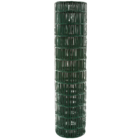Grillage residentiel plastifie vert maille 100 x 50 mm 1,20 - 25M