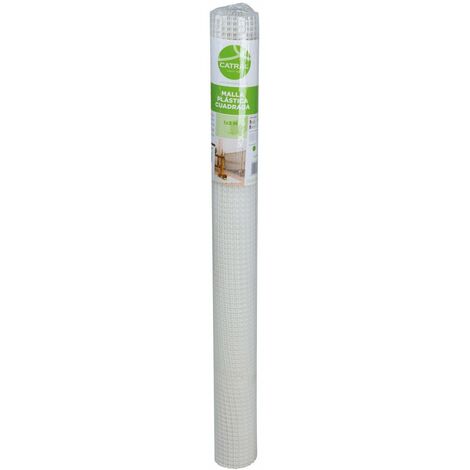 Grillage rigide plastique maille carrée 1m x 3m – HDPE haute résistance – Résistant aux intempéries et UV – Pour balcons et jardins – Catral