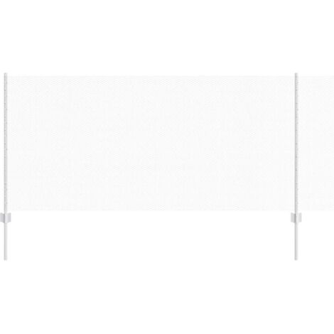 Grillage rouleau， Clôture avec poteaux Argent 1 x 10 m Acier