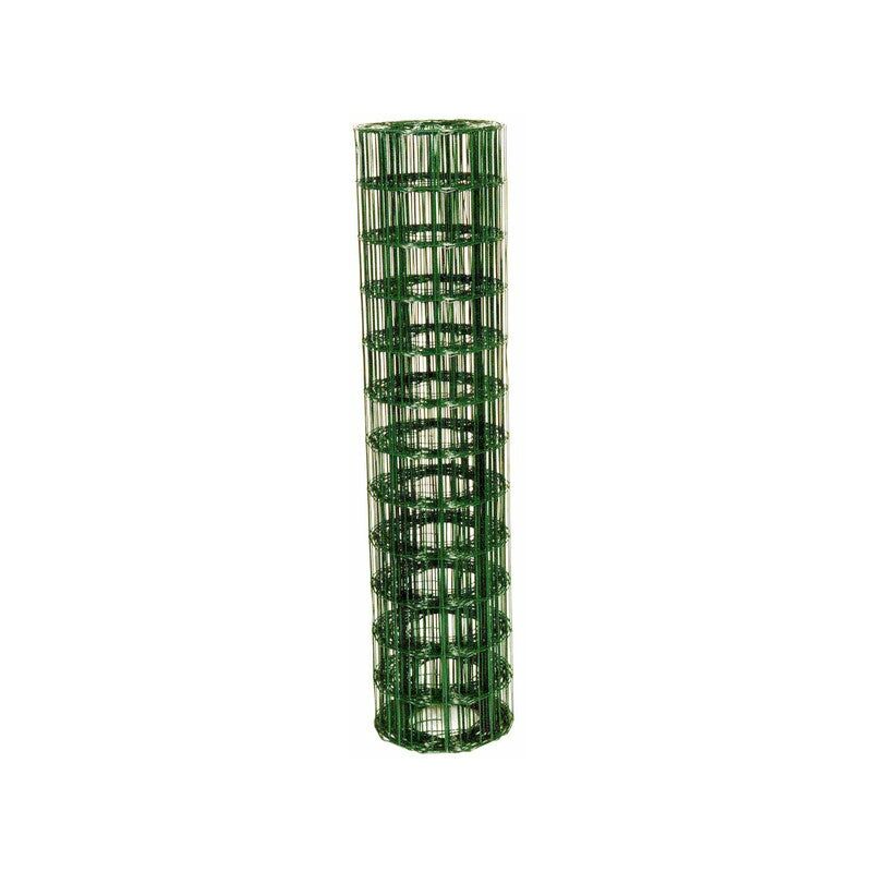 Centrale Brico - Grillage rouleau soudé vert, H.1.2 x l.20 m, maille 100X100