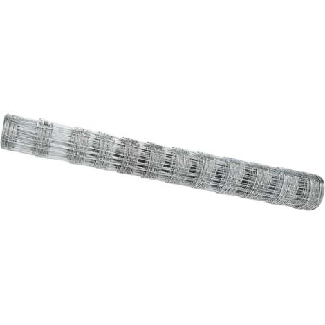 Grillage rouleau,Clôture de champ 1,2x50 m en acier galvanisé CFW1671910