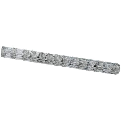 Grillage rouleau，Clôture de Champ 1,4x25 m Acier Galvanisé CFW6322689