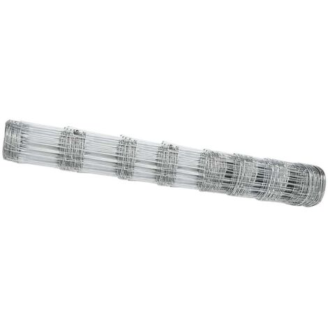 Grillage rouleau，Clôture de champ 1x25 m Acier galvanisé CFW7812253