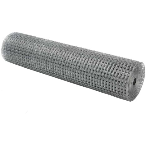 Grillage rouleau，Clôture en fil soudé 0,8x50 m Acier galvanisé CFW3472224