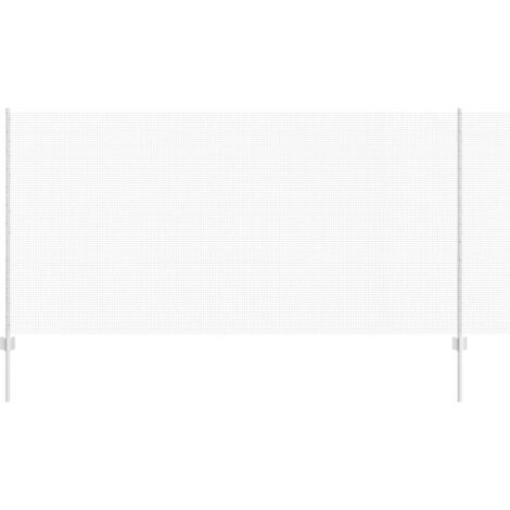 Grillage rouleau，Clôture en Fil Soudé avec 10 Piques U Argent 1.2x10 m Acier CFW9800443