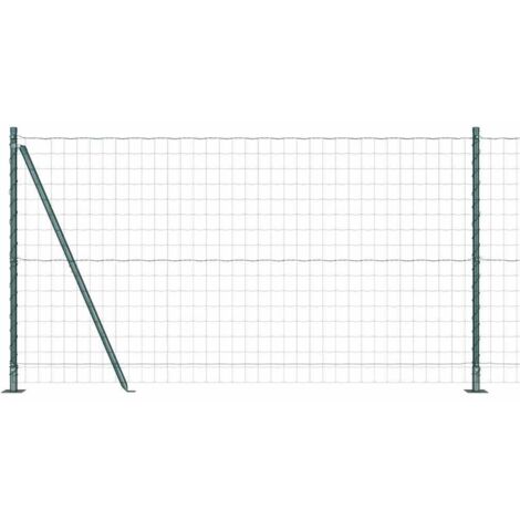 Grillage rouleau,Clôture Euro Pack de 2 Vert Métal avec revêtement plastique CFW5281845