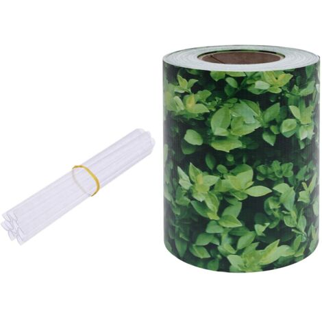 Grillage rouleau，Écran d'intimité de jardin PVC 35x0,19 m Vert