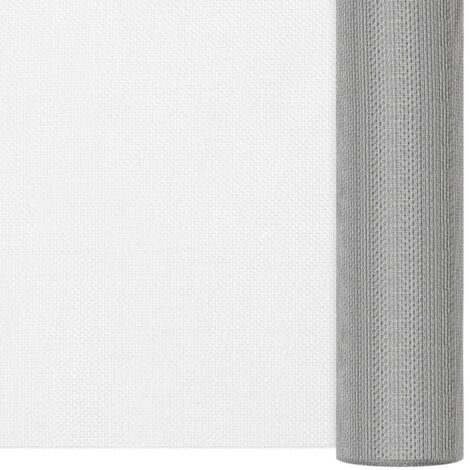 Grillage rouleau，Écran en treillis Acier inoxydable 100x2000 cm Argenté