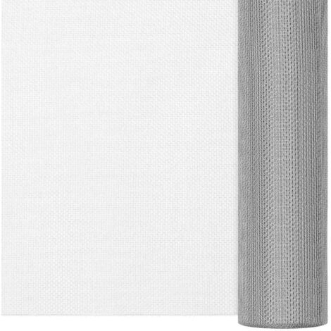 Grillage rouleau，Écran en treillis Acier inoxydable 112x2000 cm Argenté