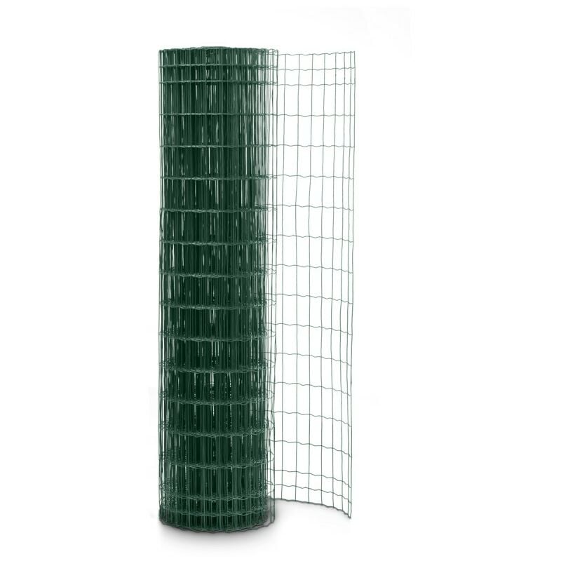 Easycloture - Grillage soudé en rouleau H1m20 x 25m Vert fil 2,5mm maille 100x50 mm - Vert