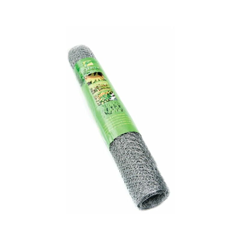 Grillage triple torsion galvanisé Filiac l. 25 m - h. 1 m - Maille 40 mm