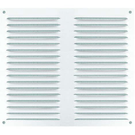 Grille 200x200 Alu Blanc A/m