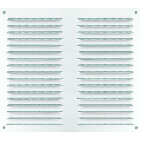 Grille 200x200 Alu Blanc A/m