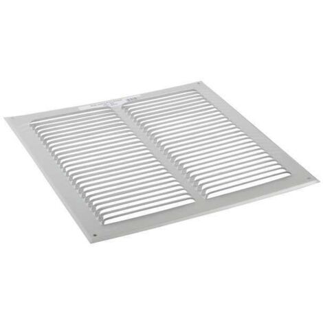 Grille de ventilation alu anodisé à auvent  GA AN