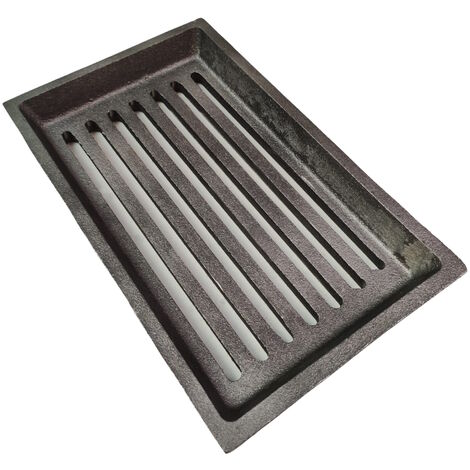 Grille à cendres pour poêles à cheminée Island Aqua de Justus - fonte - dimensions d'encastrement parfaitement adaptées