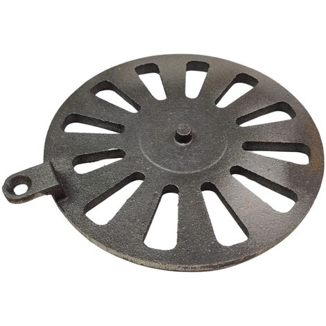 Grille à cendres pour poêles à cheminée – Fonte de qualité supérieure – Dimensions 195 x 195 mm – Encastrable et montage rapide – Kaminxpert - LINE 500 DE